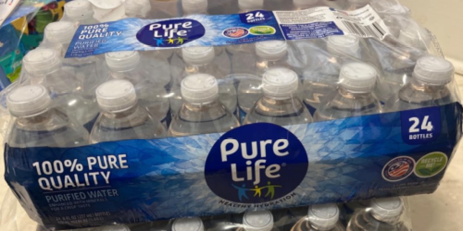 Nestle Pure Life Water Bottles 24-Pack Only $3.58 Shipped on Amazon