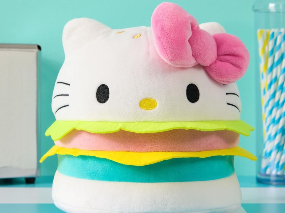 Sanrio Official Hello Kitty Hamburger 8 Plush