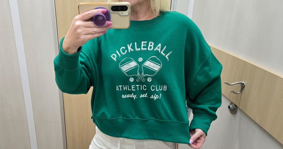 Sonoma Boxy Crewneck Graphic Sweatshirt