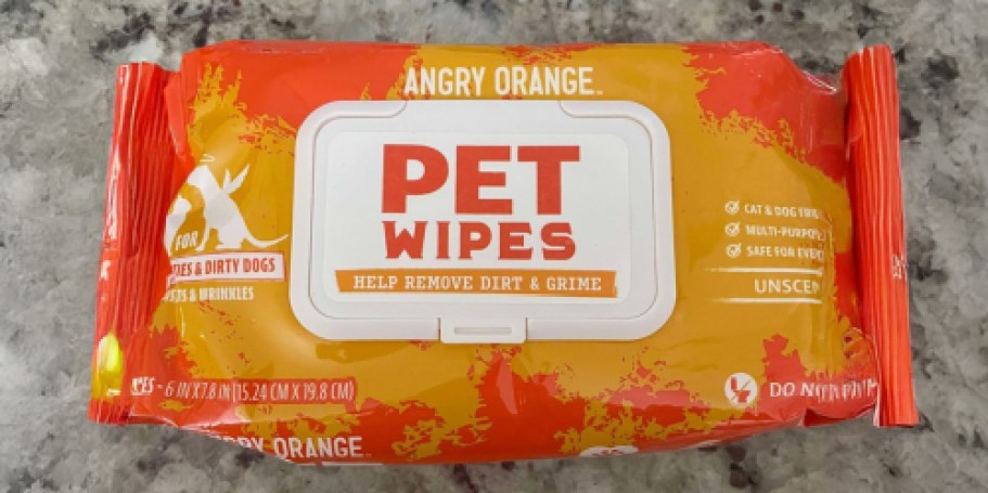 Highly-Rated Angry Orange Pet Wipes Only $5 Shipped w/ Amazon Prime (Reg. $15)