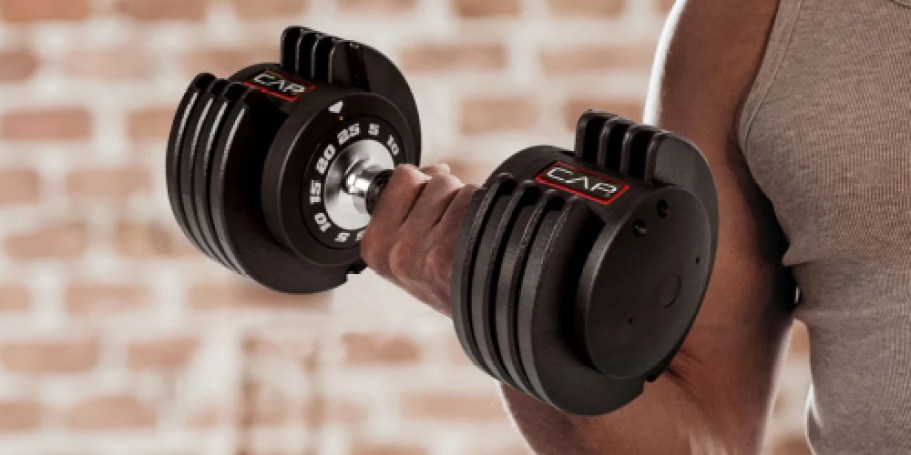 Adjustable 55lb Dumbbell ONLY $99 Shipped on Walmart.com