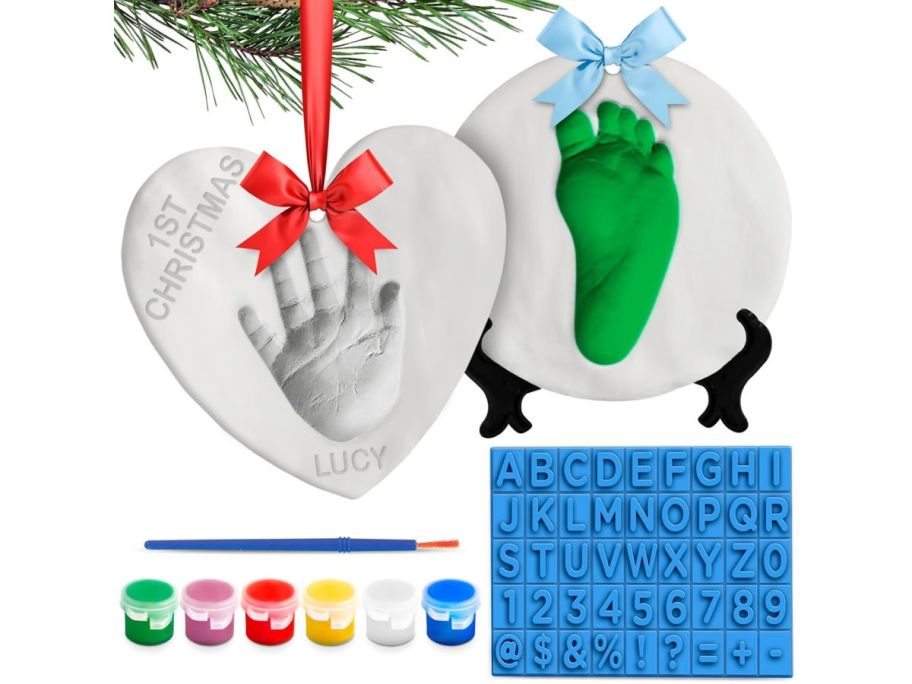 Luna Bean Baby Hand & Footprint Ornament Kit