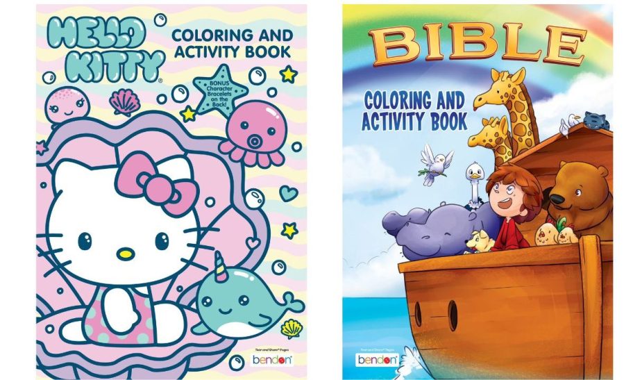 two coloring books