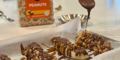 Satisfy Your Sweet Tooth With Frozen Banana Snickers!