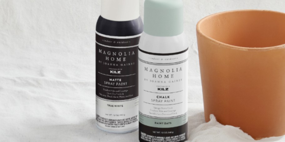 Get 50% Off Magnolia Home by Joanna Gaines Spray Paint on Lowes.com | Matte & Gloss Only $5.99!