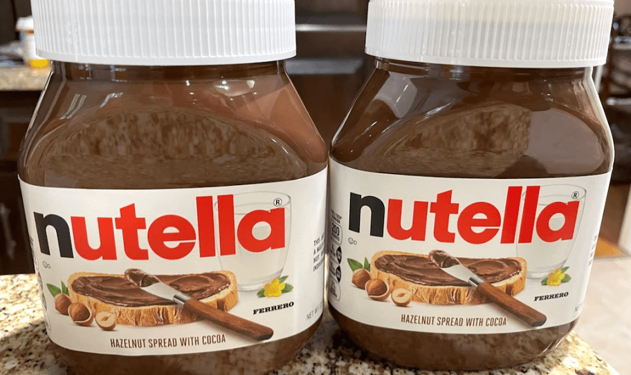 2 jars of Nutella