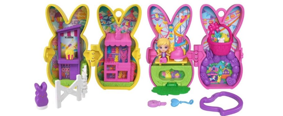 stock image of polly pokcet easter opened