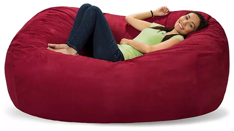 Comfy Sacks 6foot Memory Foam Bean Bag Lounger
