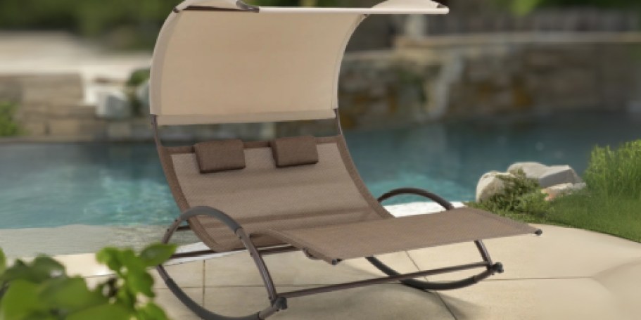This Double Chaise Lounger is Only $107 Shipped on Wayfair.com