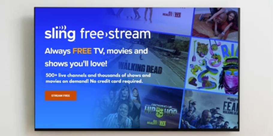 WOW! Stream Over 500 Live Channels for FREE on Sling TV + On-Demand Content Too!