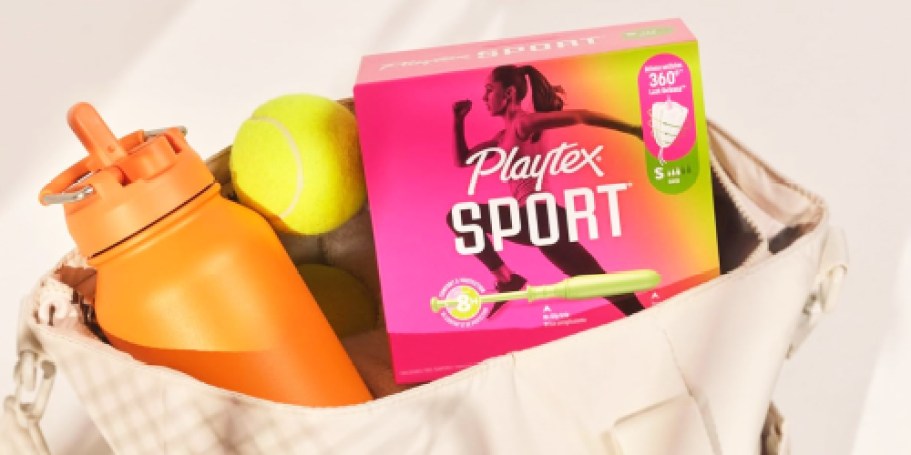 Playtex Sport Tampons 32-Count Box Only $4.96 Shipped on Amazon