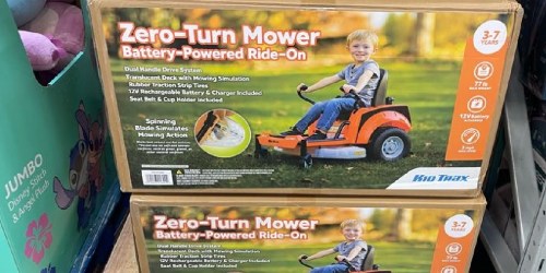 This Kid-Sized Ride-On Lawn Mower is $50 Off at Sam’s Club!