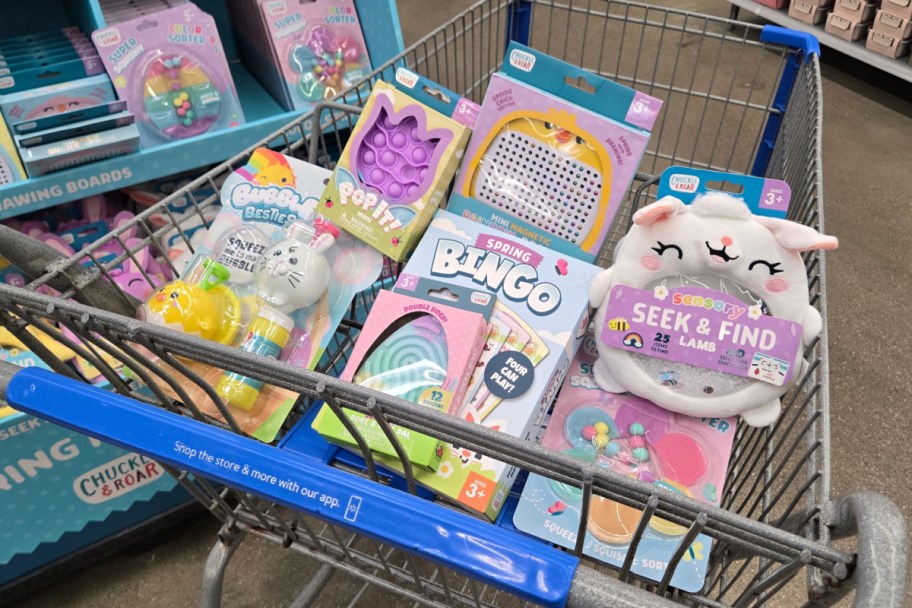 easter boards, games, and more in shopping cart