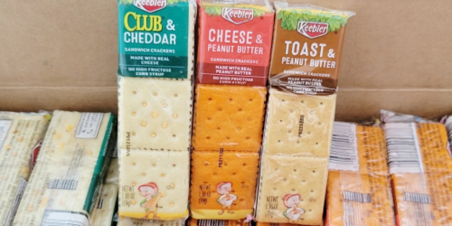 Keebler Sandwich Crackers Variety 45-Count Only $12 Shipped on Amazon (Reg. $21)