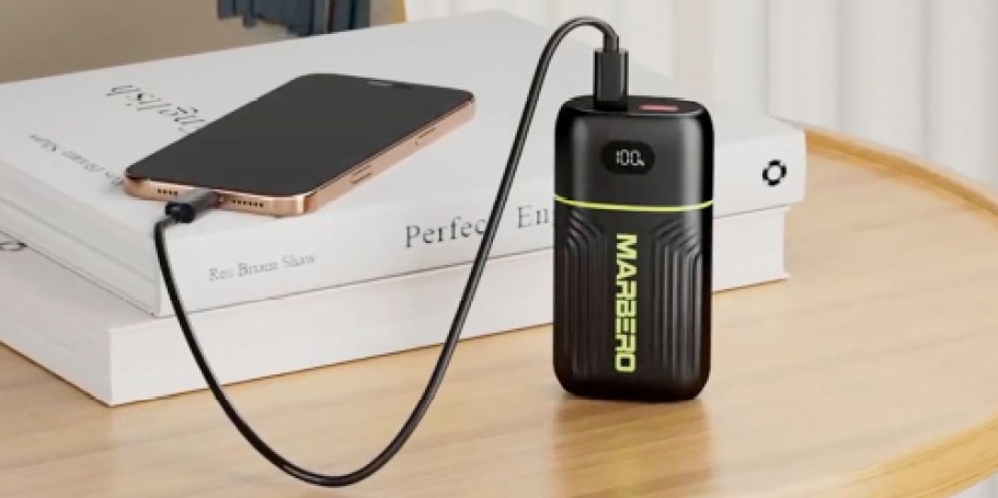 Portable Power Bank Only $7.66 on Amazon (Charges Phone Fully TWICE)