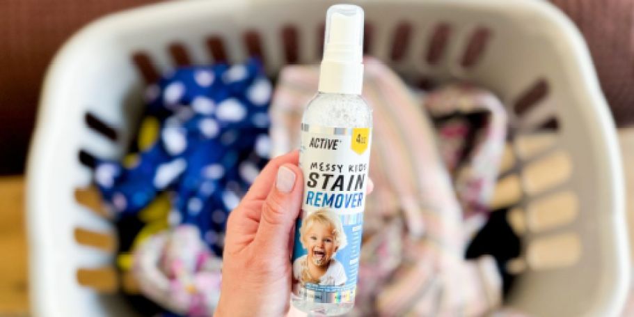ACTIVE Stain Remover Only $5 Shipped on Amazon (Reg. $10) – Great for Stubborn Kids Stains!
