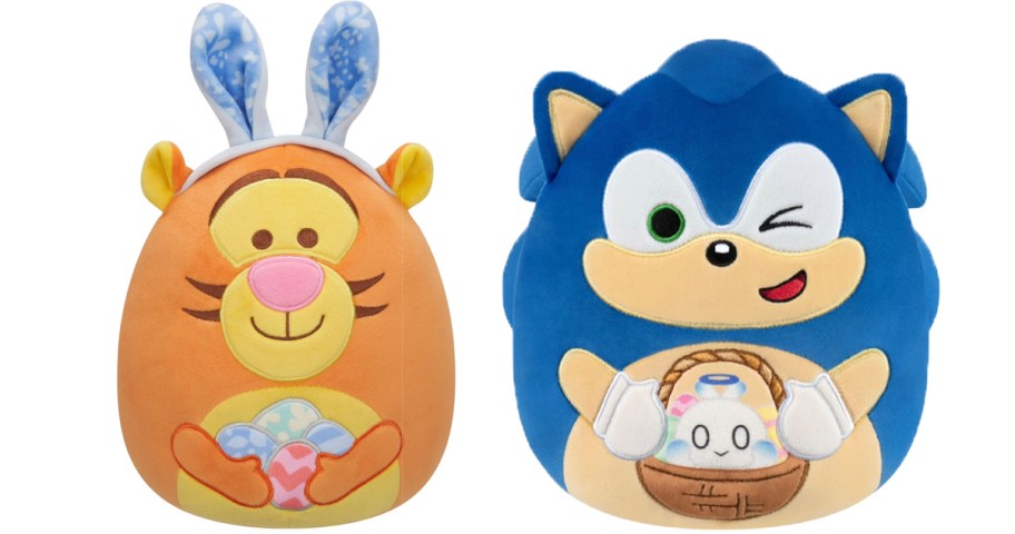 tigger and sonic plushes 