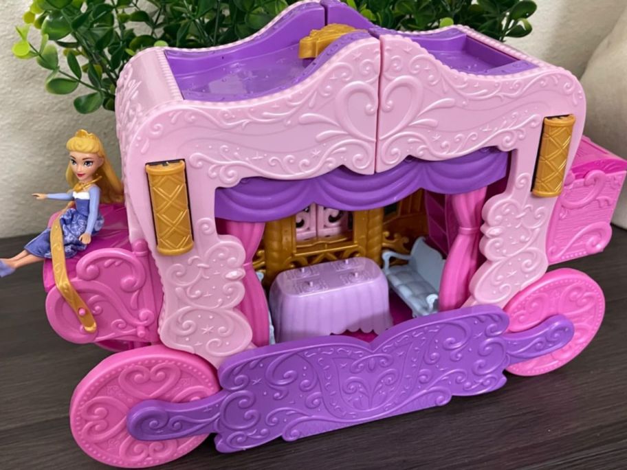 A disney princess carriage playset