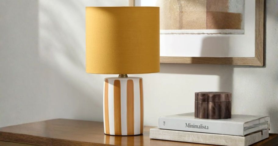 Ebern Designs Heurich Table Lamp on table