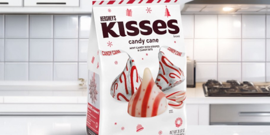 HUGE 5-Pound Bag of Hershey’s Kisses Candy Cane Only $24.99 Shipped (Reg. $40)