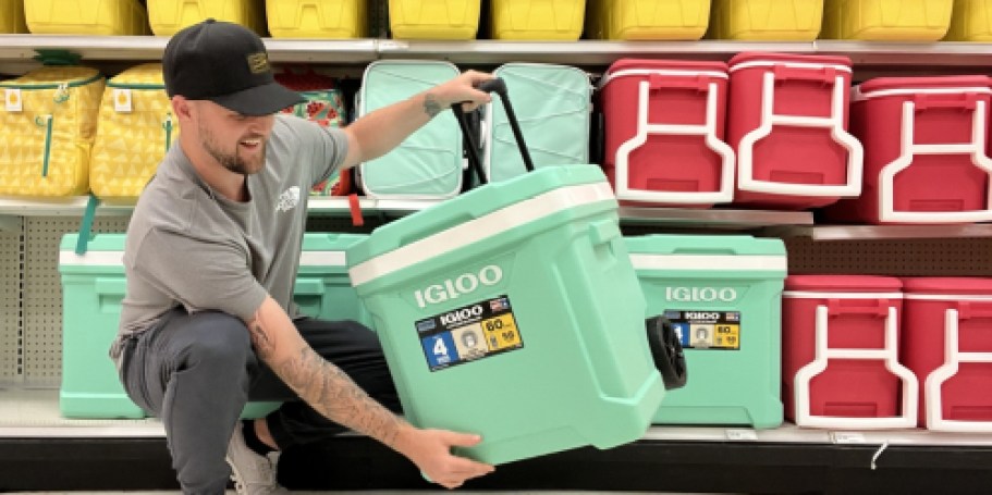 Ends Tonight: 40% Off Igloo Coolers on Target.com | Fun Spring Colors from $11.99