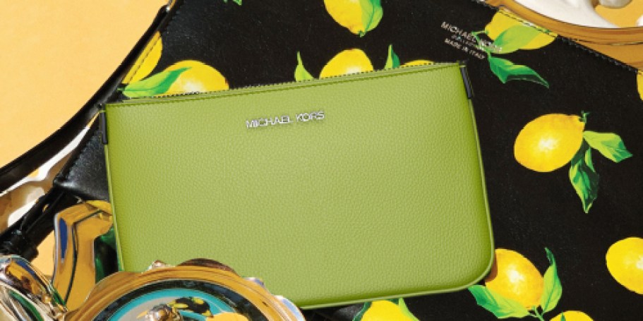 Michael Kors Leather Wristlets Only $29 Shipped