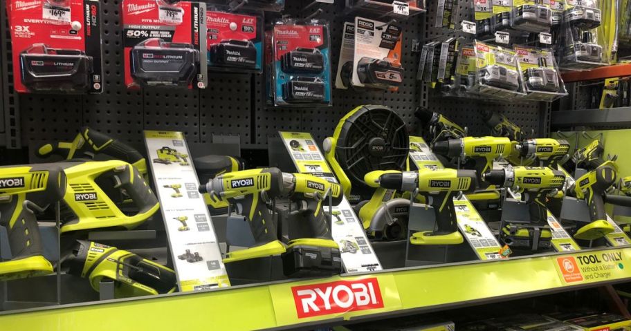 RYOBI Power Tools at Home Depot
