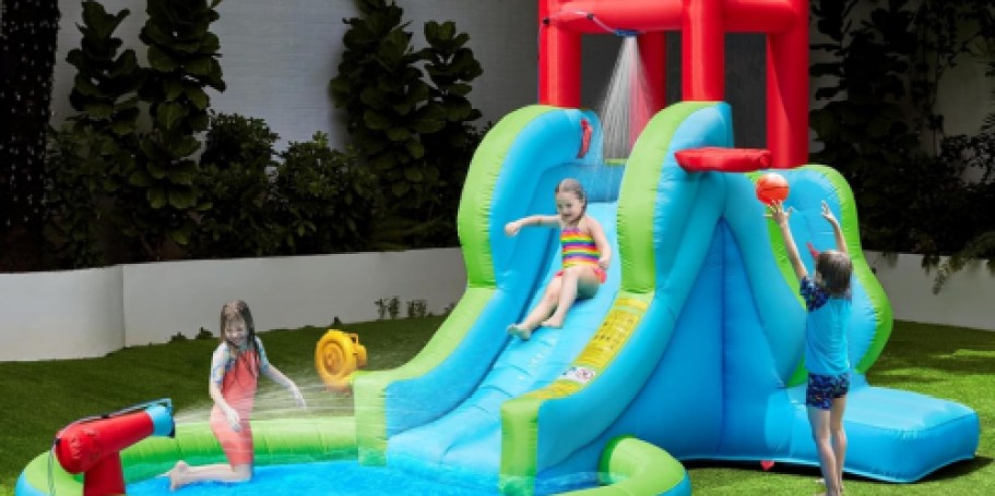 HUGE Inflatable Water Slides from $169.99 Shipped on Amazon (Air Blower Included!)