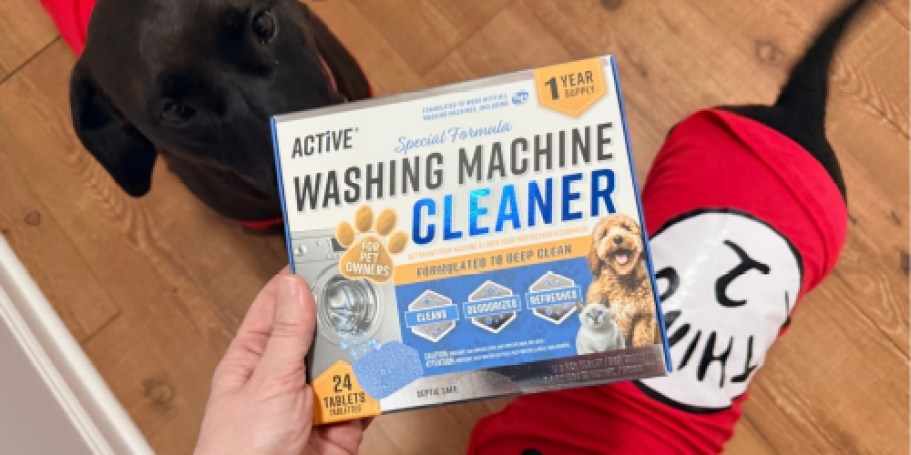 1-Year Supply of ACTIVE Washing Machine Cleaner Just $13.62 on Amazon