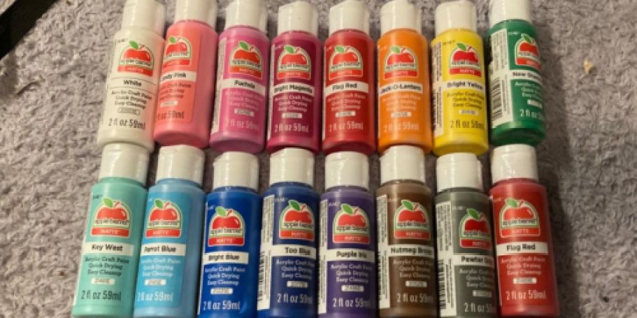 Apple Barrel Paint Just 58¢ Shipped on Amazon – Lots of Great Colors