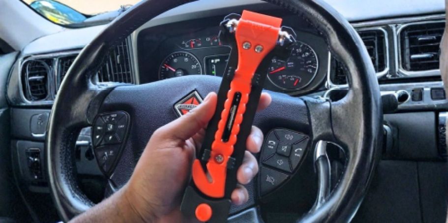 TWO Car Window Breakers Only $6 on Amazon (Only $3 Each)