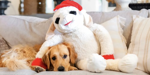 Jumbo Holiday Lamb Chop Dog Toys from $10.48 on Walmart