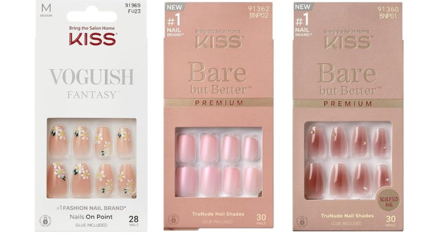 3 boxes of KISS acrylic nails