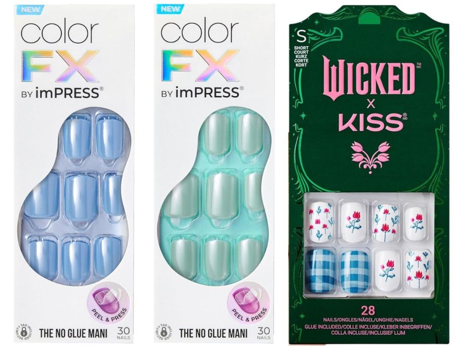 3 boxes of KISS acrylic nails