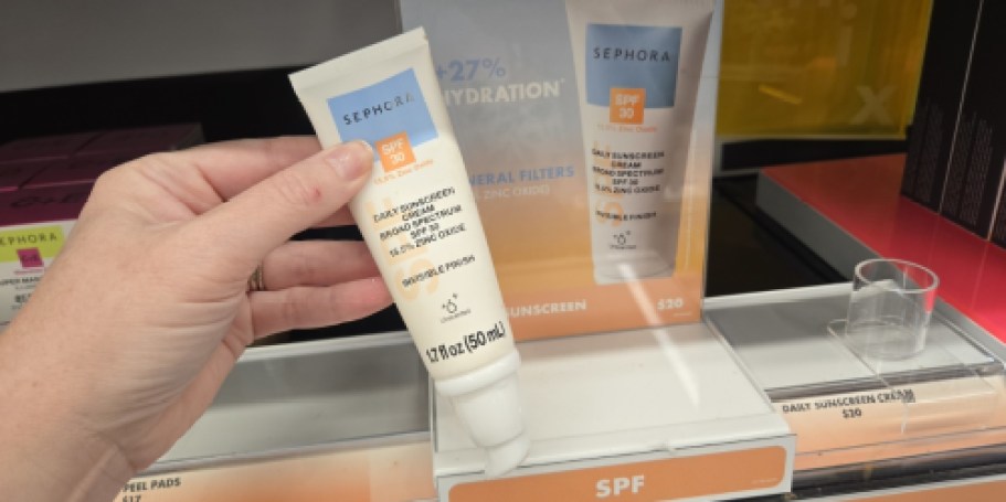 *HOT* Sephora SPF 30 Daily Mineral Sunscreen Only $5