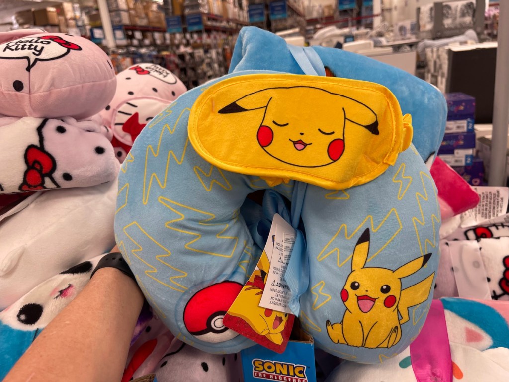 Kids three-piece sonic travel set on display in Sam's Club