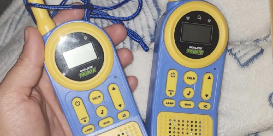 Kids Walkie Talkies Set Just $6.99 on Amazon (3-Mile Range)