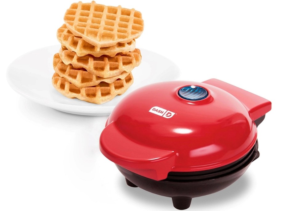 a read heart shaped waffle maker