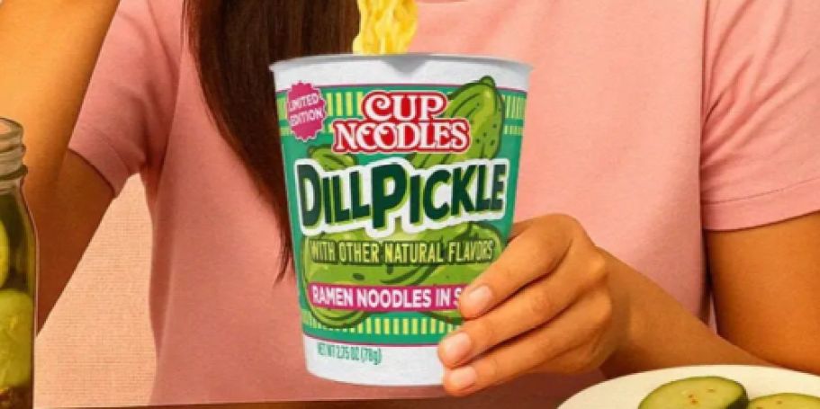 Pickle Lovers, This One’s for You: Nissin Dill Pickle Cup Noodles Coming Soon!