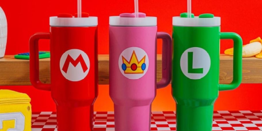 Nintendo 40oz Tumblers Only $11.99 Shipped for Amazon Prime Members (Reg. $30)