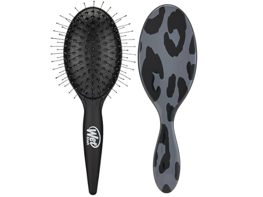 Two wet brushes.