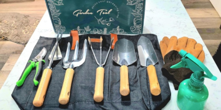 Gardening Tools 9-Piece Set Just $16.99 on Amazon (Reg. $30)