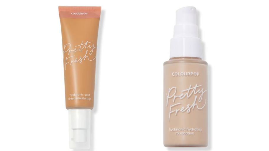 Colourpop pretty fresh skincare and foundation