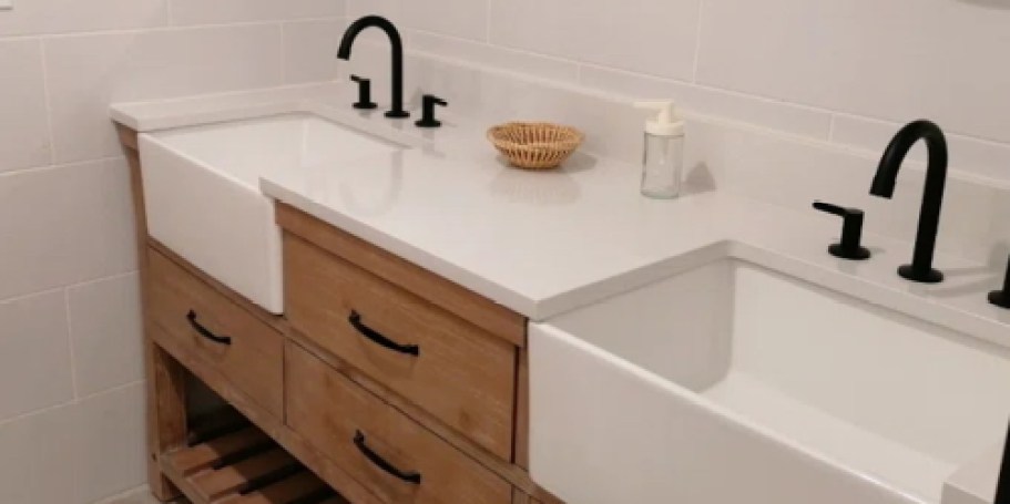 Wayfair Labor Day Clearance Sale = Over 50% Off Trendy Bathroom Vanity + More!