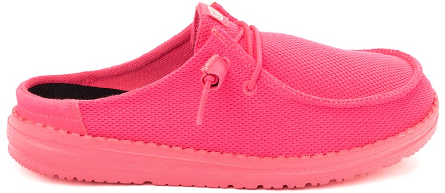 hot pink slip on shoe