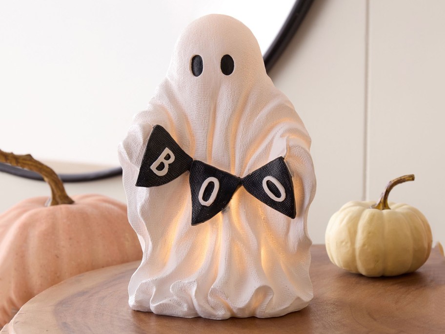 Pottery Barn Light-Up Ghost Boo Decor
