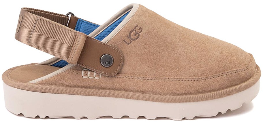 brown ugg slipper with back strap