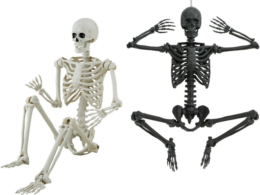 Stock images of two Way to Celebrate Poseable Skeleton Decorations