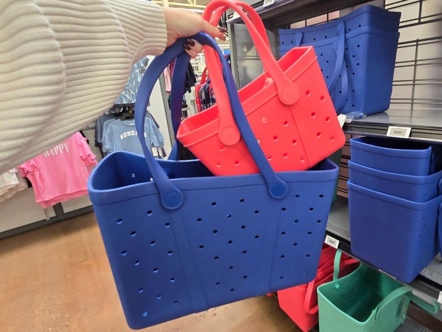 Walmart Time and Tru Bags similar to Bogg Bag Original and Bitty Bags