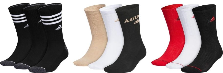 nine adidas socks